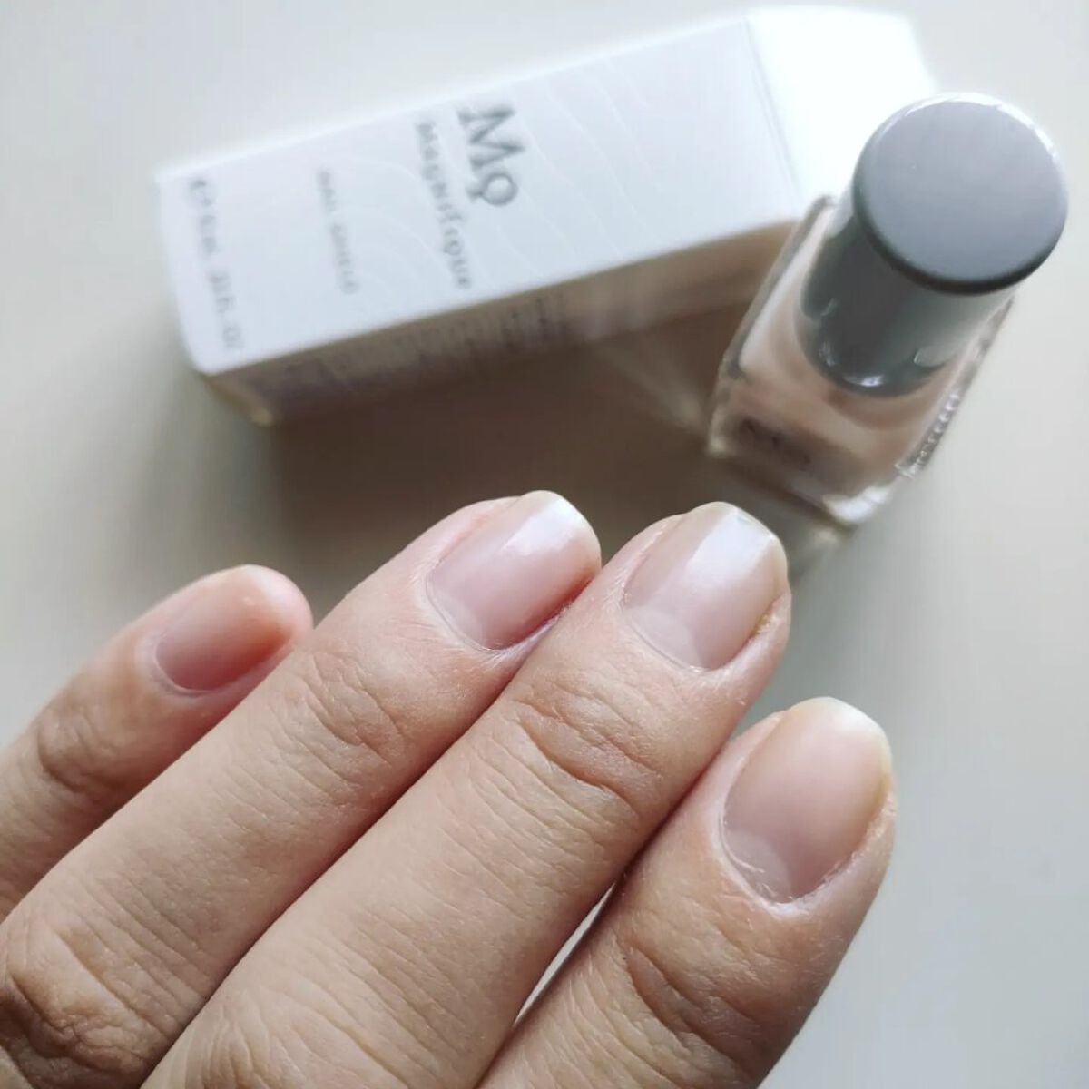 ネイルシールド/マニフィーク/オールインワンネイルを使ったクチコミ（2枚目）