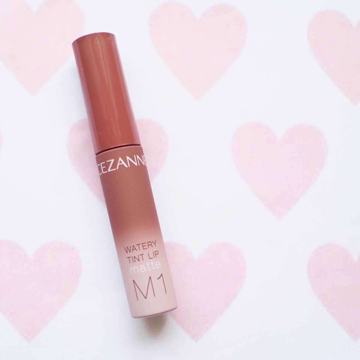 ウォータリーティントリップ マット M1　ダスティローズ/CEZANNE/リップティントを使ったクチコミ（1枚目）