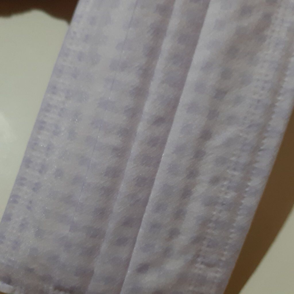 使い捨て不織布マスク(プリーツ型マスク)/シャンブル/マスクを使ったクチコミ(6枚目)