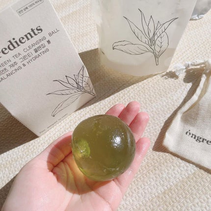 satan♡♡ on LIPS 「オングリディエンツチェジュグリーンティークレンジングボールをお..」(2枚目)