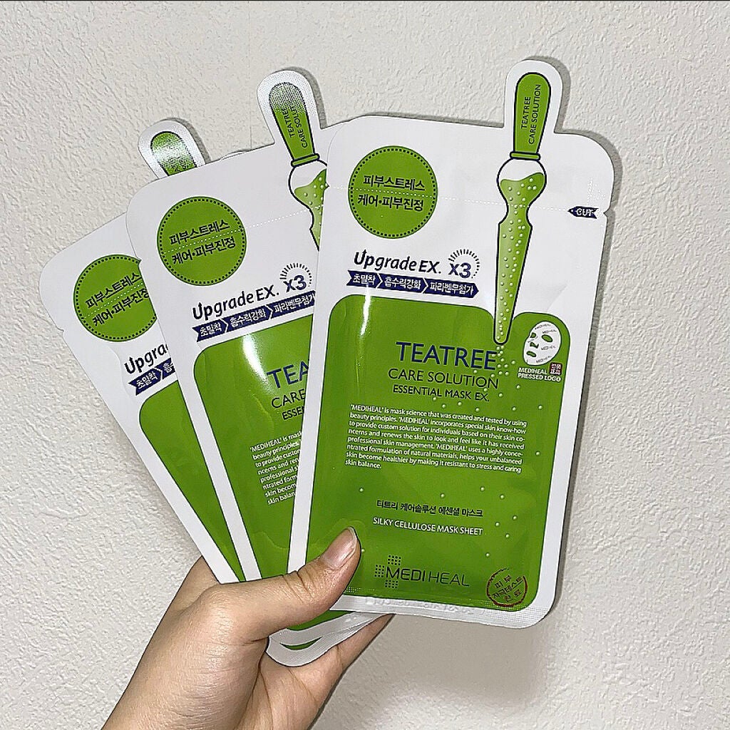 ティーツリーケアソリューション アンプルマスクJEX/MEDIHEAL/シートマスク・パックを使ったクチコミ(1枚目)