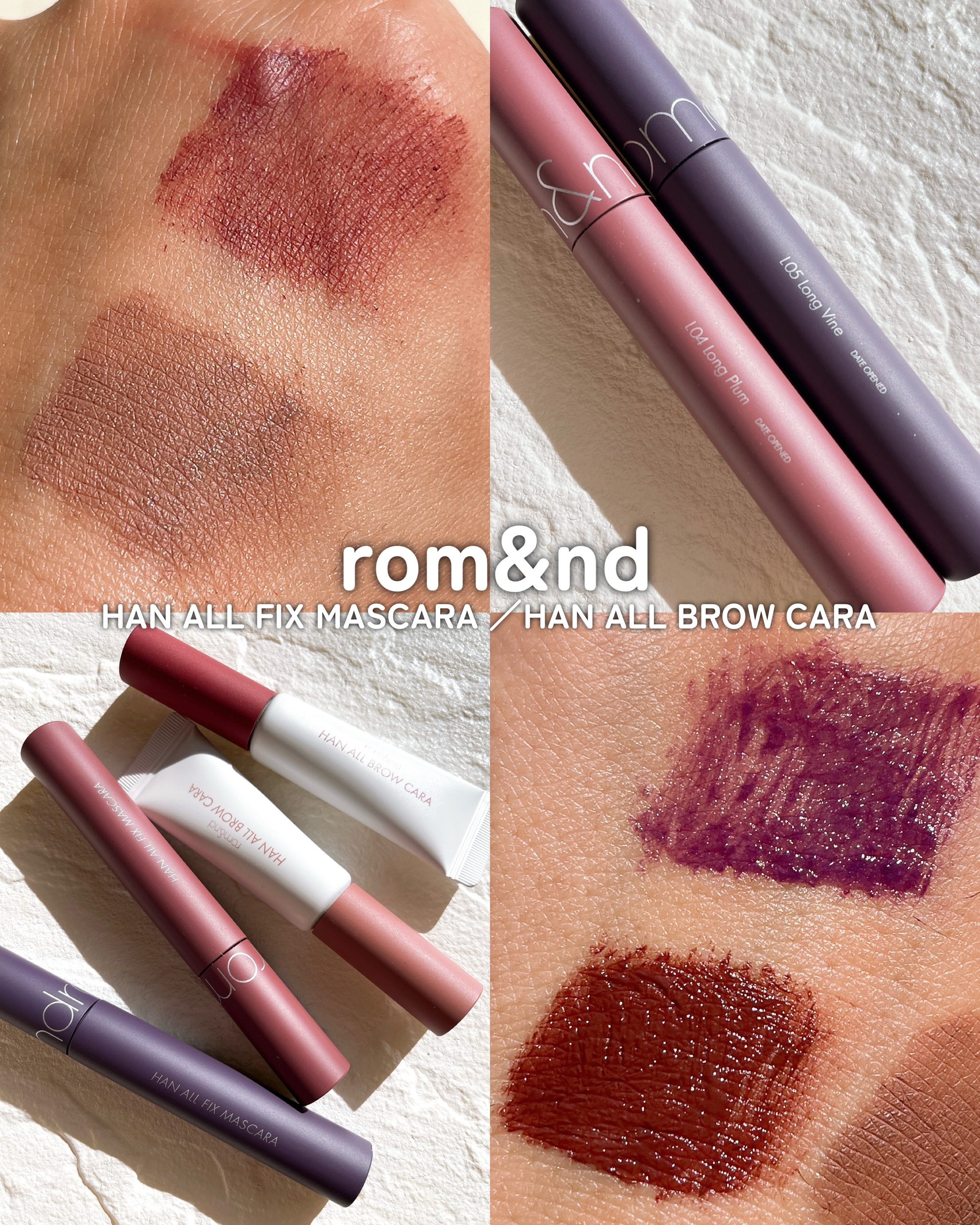 ハンオールブロウカラ/rom&nd/眉マスカラを使ったクチコミ（1枚目）