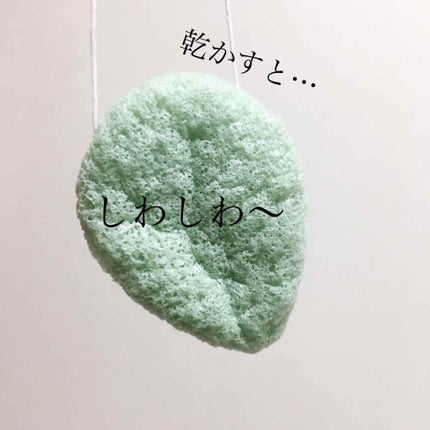 天然こんにゃくパフ/DAISO/その他スキンケアグッズを使ったクチコミ(3枚目)
