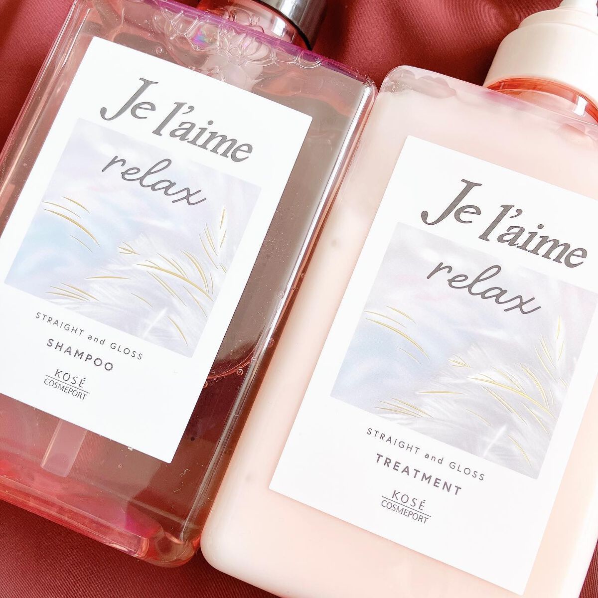 リラックス ミッドナイトリペア シャンプー／ヘアトリートメント (ストレート＆グロス)/Je l'aime/市販シャンプーを使ったクチコミ（2枚目）