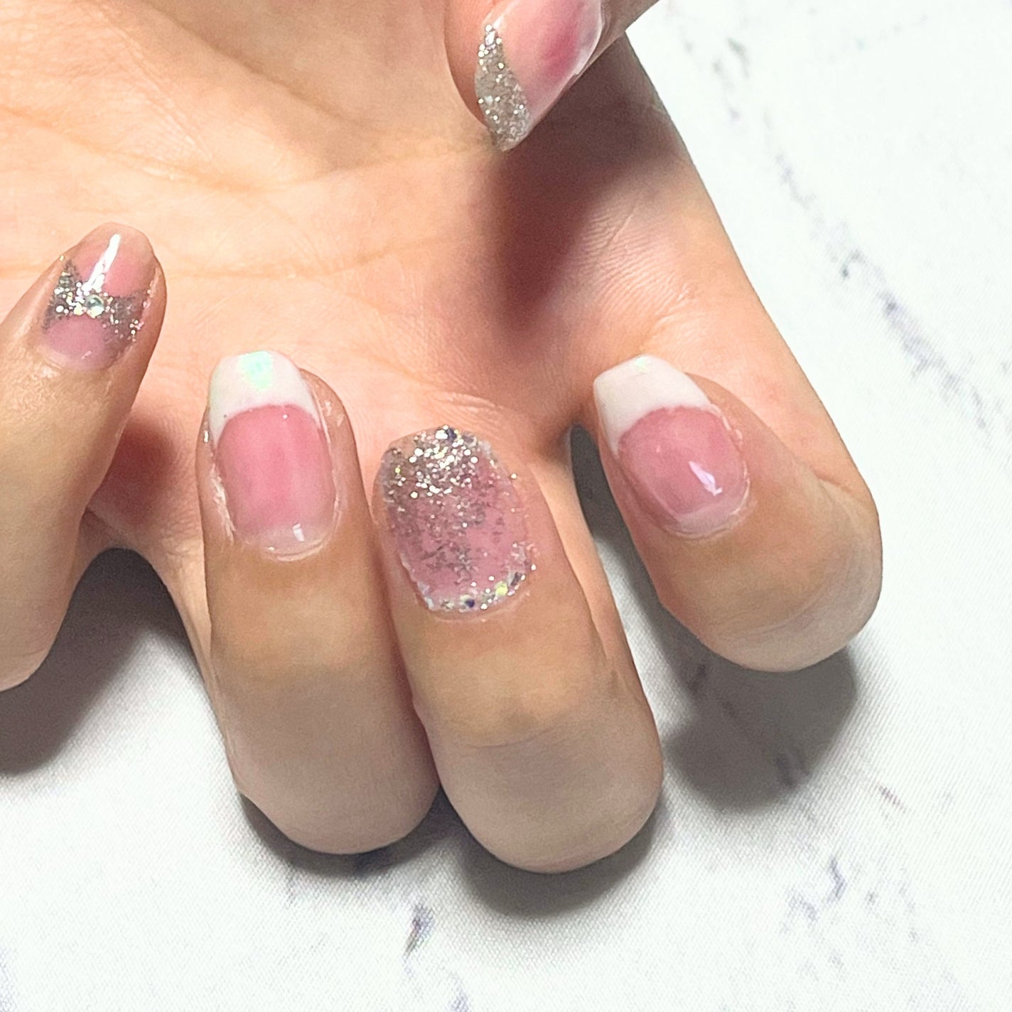 ミラーネイルパウダー/DAISO/ネイル用品を使ったクチコミ(7枚目)