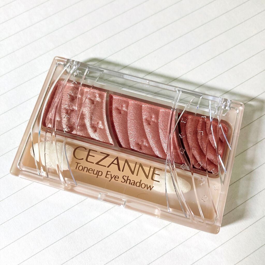 トーンアップアイシャドウ/CEZANNE/アイシャドウパレットを使ったクチコミ(1枚目)