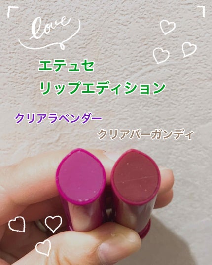 エテュセ リップエディション(プランパー)リッチスタイル/ヘルシースタイル/ettusais/リップケアを使ったクチコミ(1枚目)