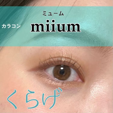 miium 1day/miium/ワンデー（１DAY）カラコンを使ったクチコミ（1枚目）