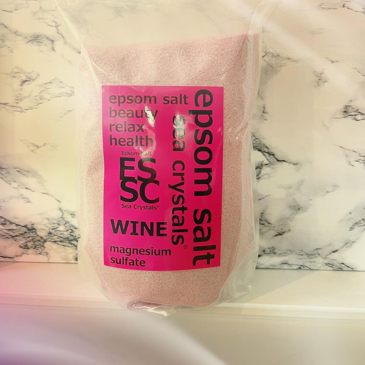 シークリスタルス エプソムソルト 赤ワイン/sea crystals/無機塩系入浴剤を使ったクチコミ（1枚目）