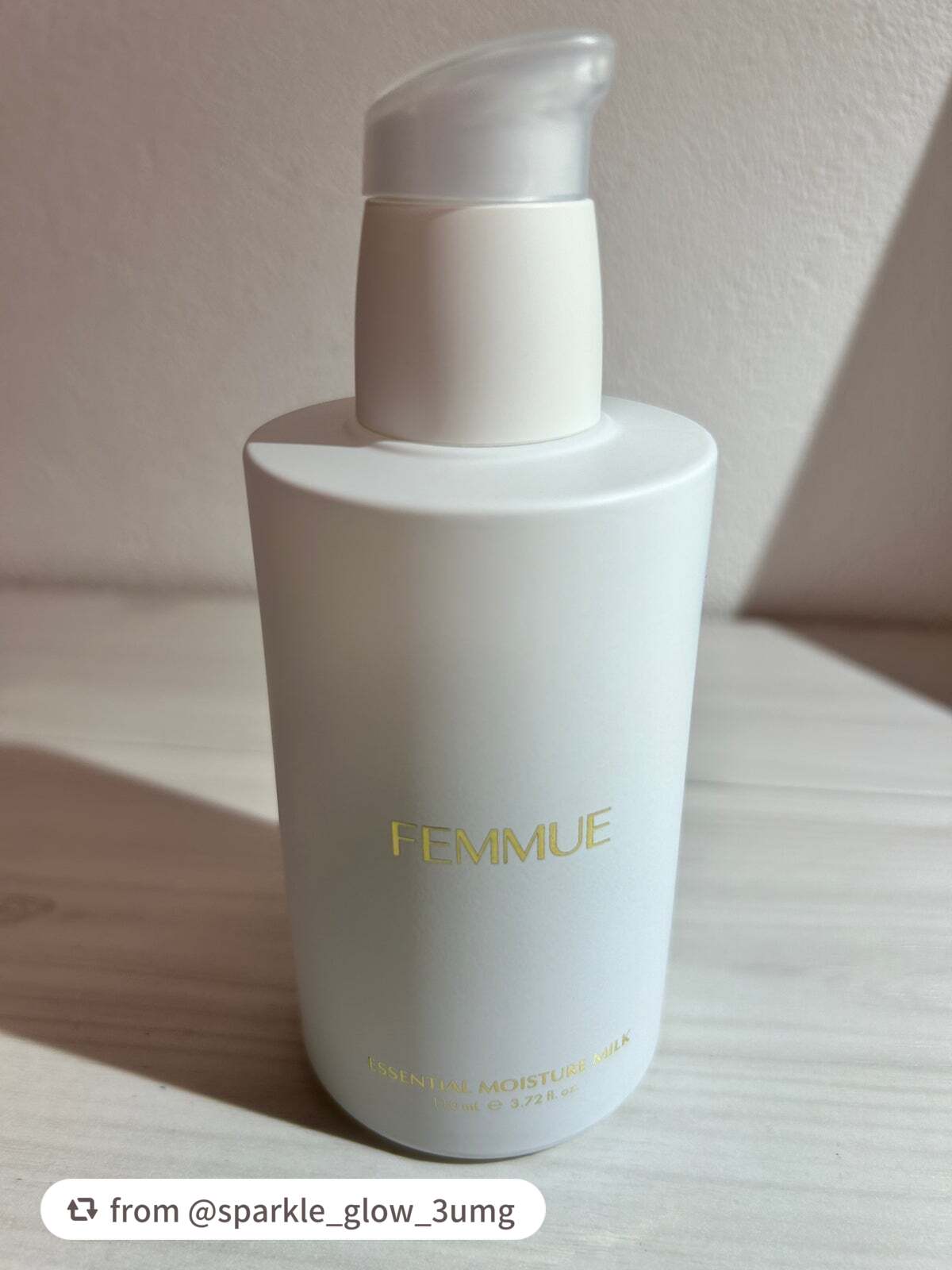 エッセンシャル モイスチャーミルク/FEMMUE/乳液を使ったクチコミ(1枚目)