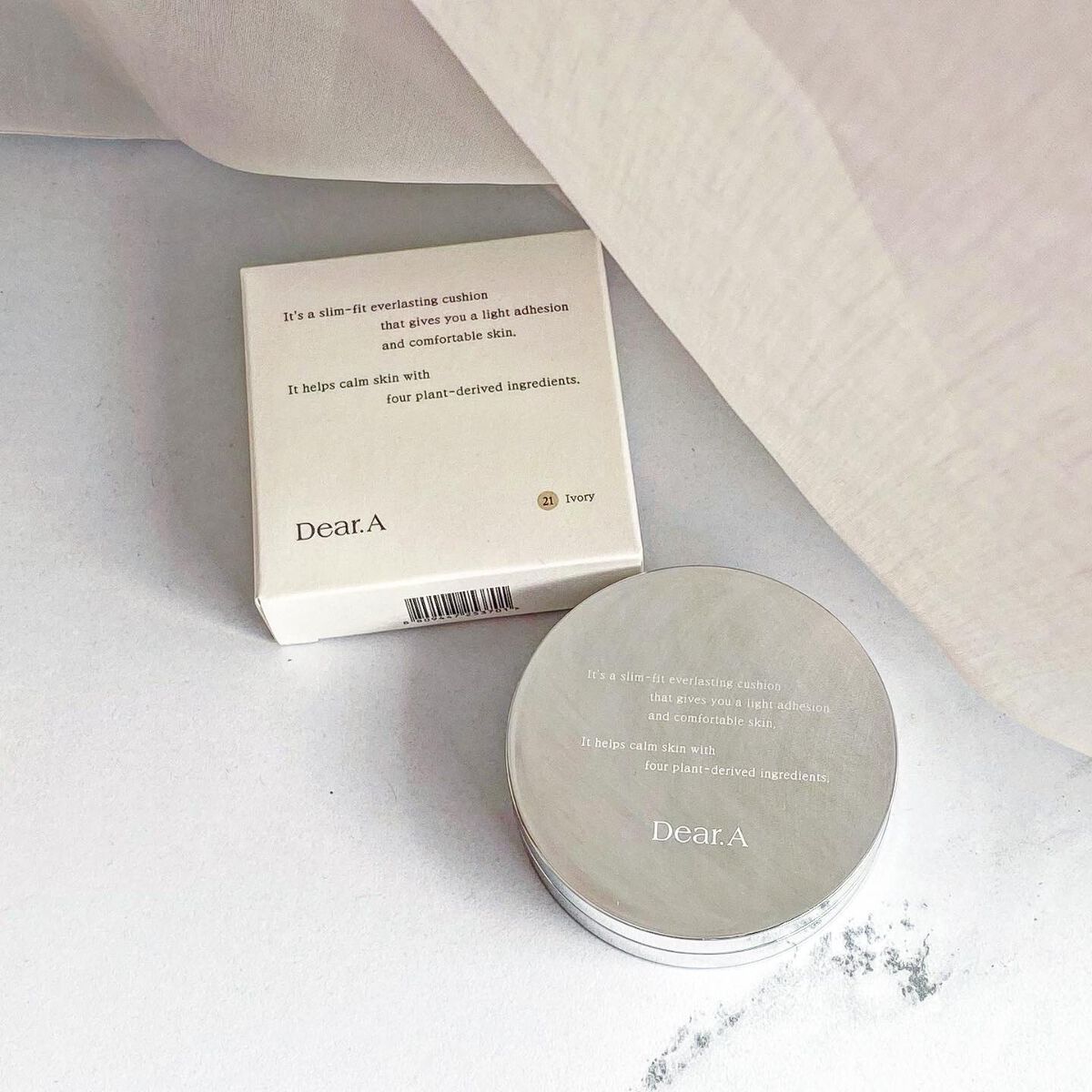 スリムフィット エバーラスティング クッション/Dear.A/クッションファンデーションを使ったクチコミ（1枚目）