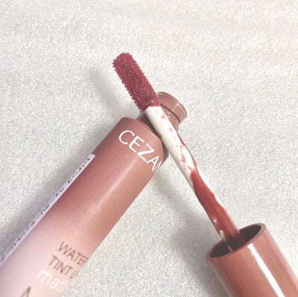ウォータリーティントリップ マット/CEZANNE/リップティントを使ったクチコミ(2枚目)
