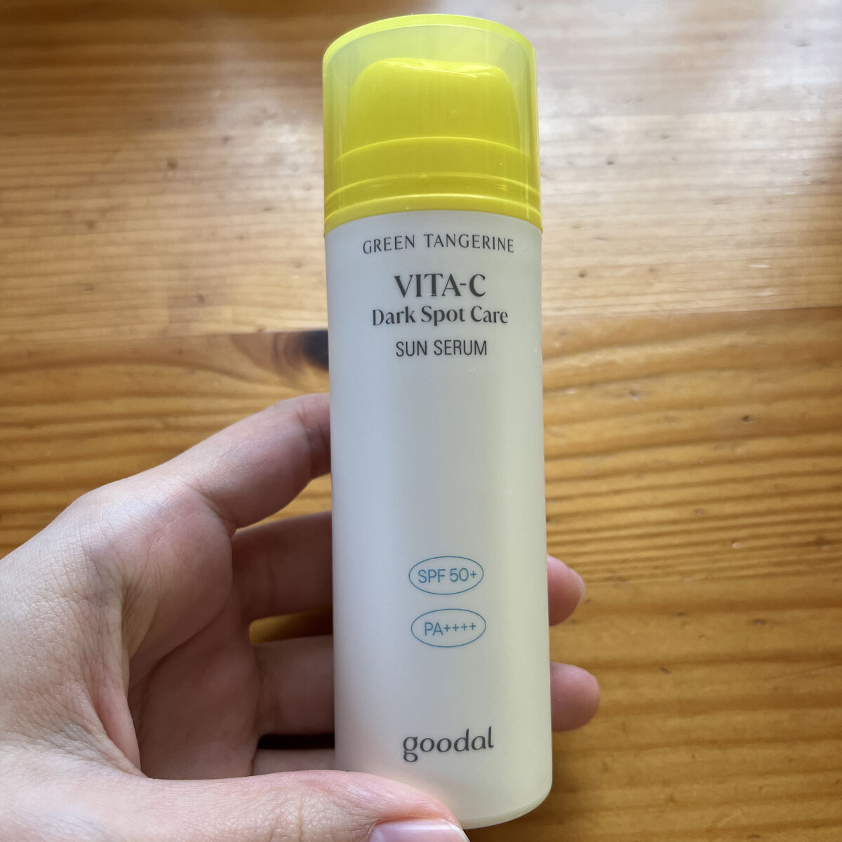 グーダルビタCダークスポットケアサンセラム/goodal/日焼け止めジェルを使ったクチコミ（1枚目）