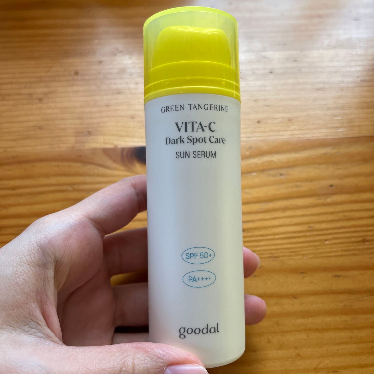 グーダルビタCダークスポットケアサンセラム/goodal/日焼け止めジェルを使ったクチコミ(1枚目)