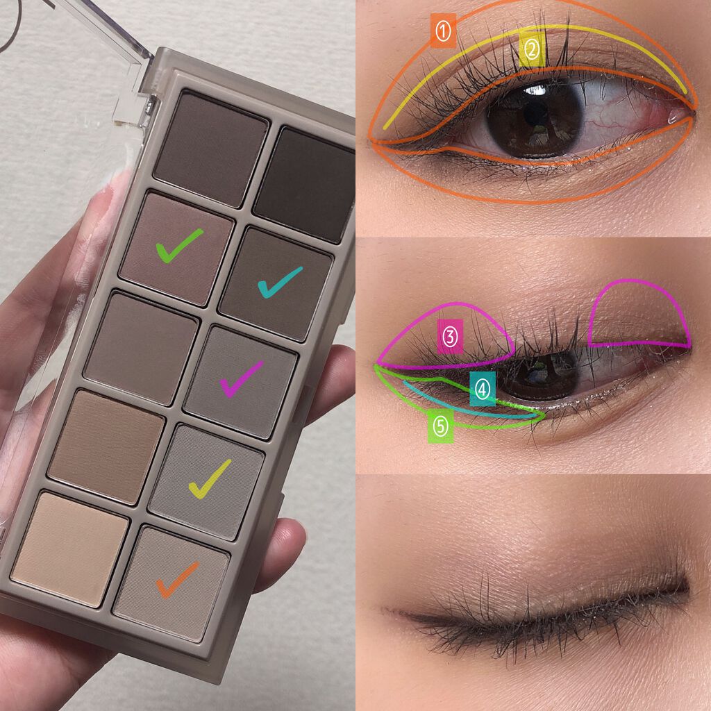 ベターザンパレット/rom&nd/アイシャドウパレットを使ったクチコミ(3枚目)