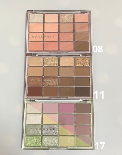 ソフトブラーリングアイパレット/wakemake/アイシャドウパレットを使ったクチコミ(1枚目)