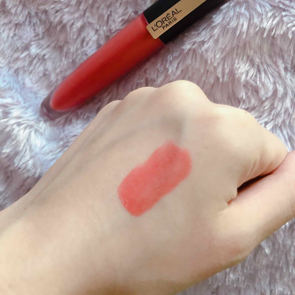 ルージュシグネチャー /ロレアル パリ/リップグロスを使ったクチコミ(2枚目)