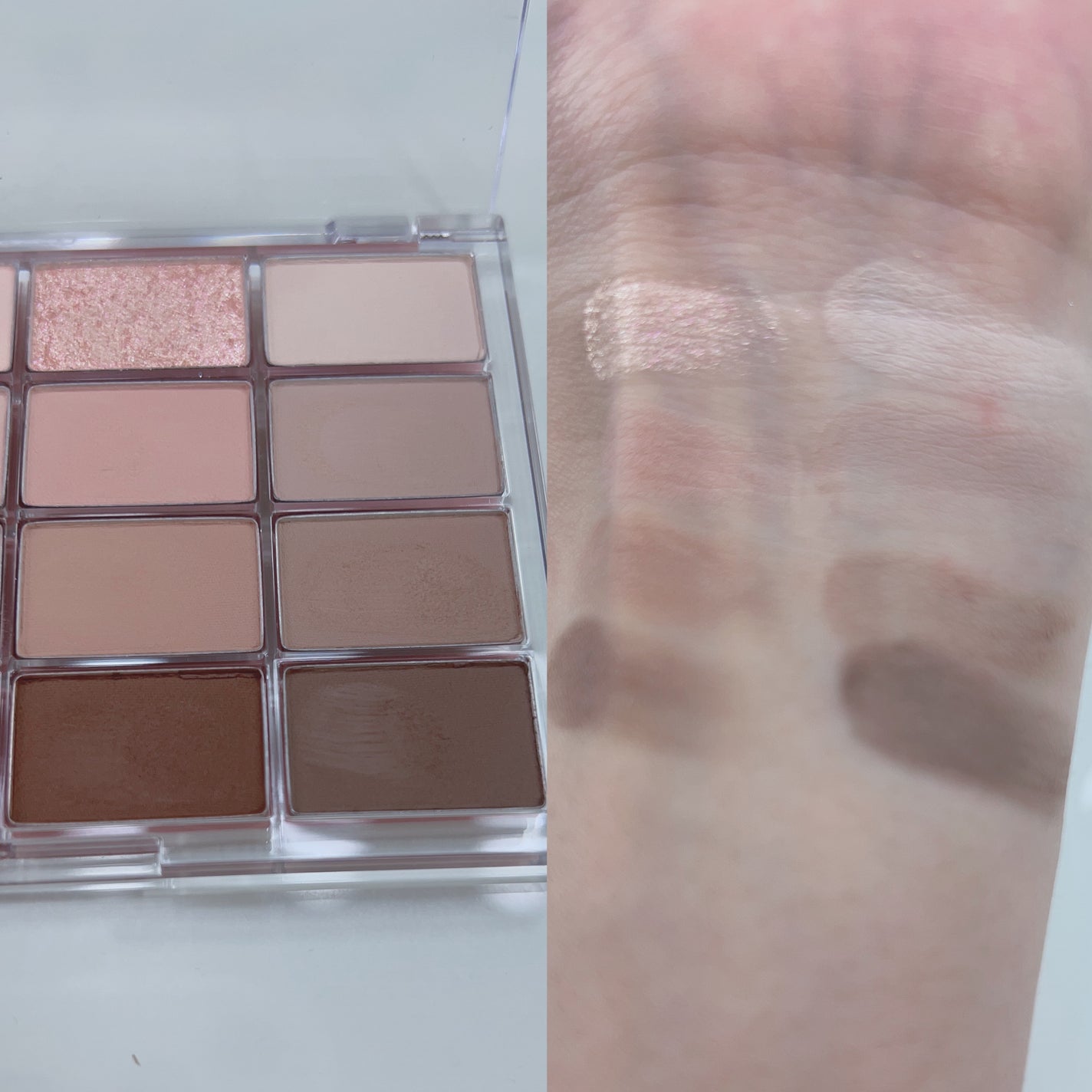 ソフトブラーリングアイパレット/wakemake/アイシャドウパレットを使ったクチコミ(4枚目)