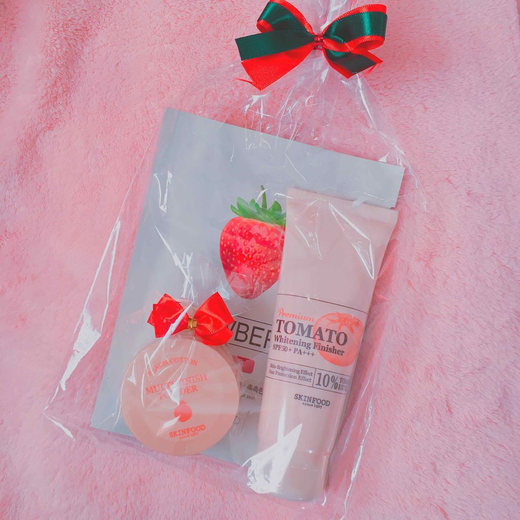 プレミアムトマト ブライトニング フィニッシャー/SKINFOOD/化粧下地を使ったクチコミ（1枚目）