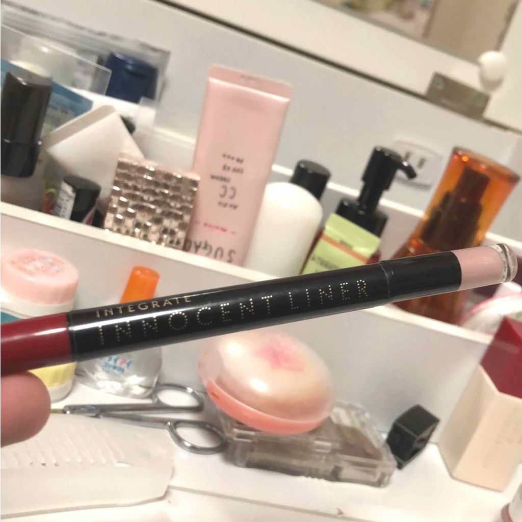 イノセントライナー/インテグレート/スティックアイシャドウを使ったクチコミ（1枚目）