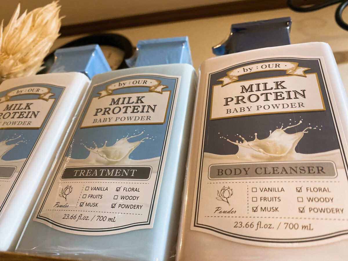 ミルクプロテイン シャンプー/ トリートメント ベビーパウダー/by : OUR/サロンシャンプーを使ったクチコミ（3枚目）