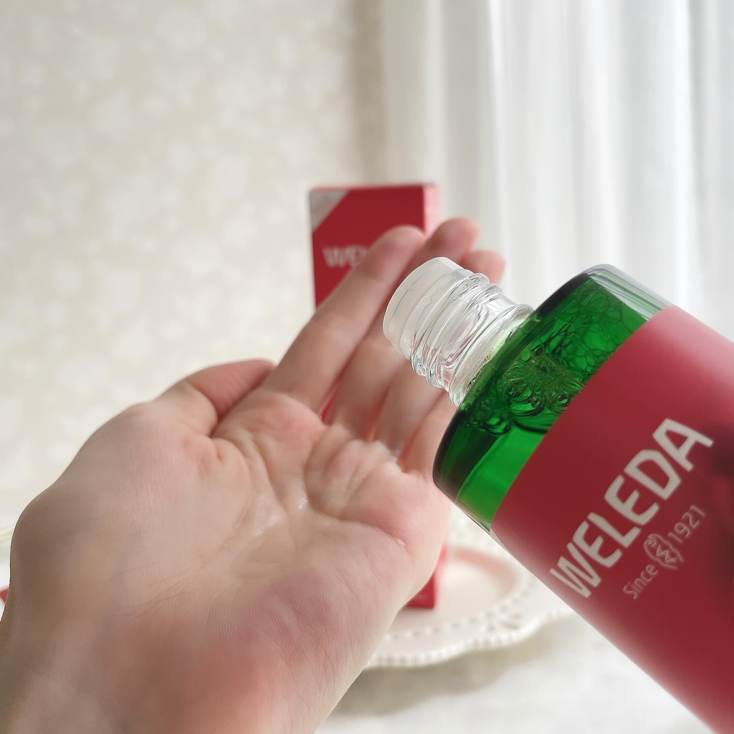 ざくろ ファーミングローション EX/WELEDA/化粧水を使ったクチコミ（3枚目）