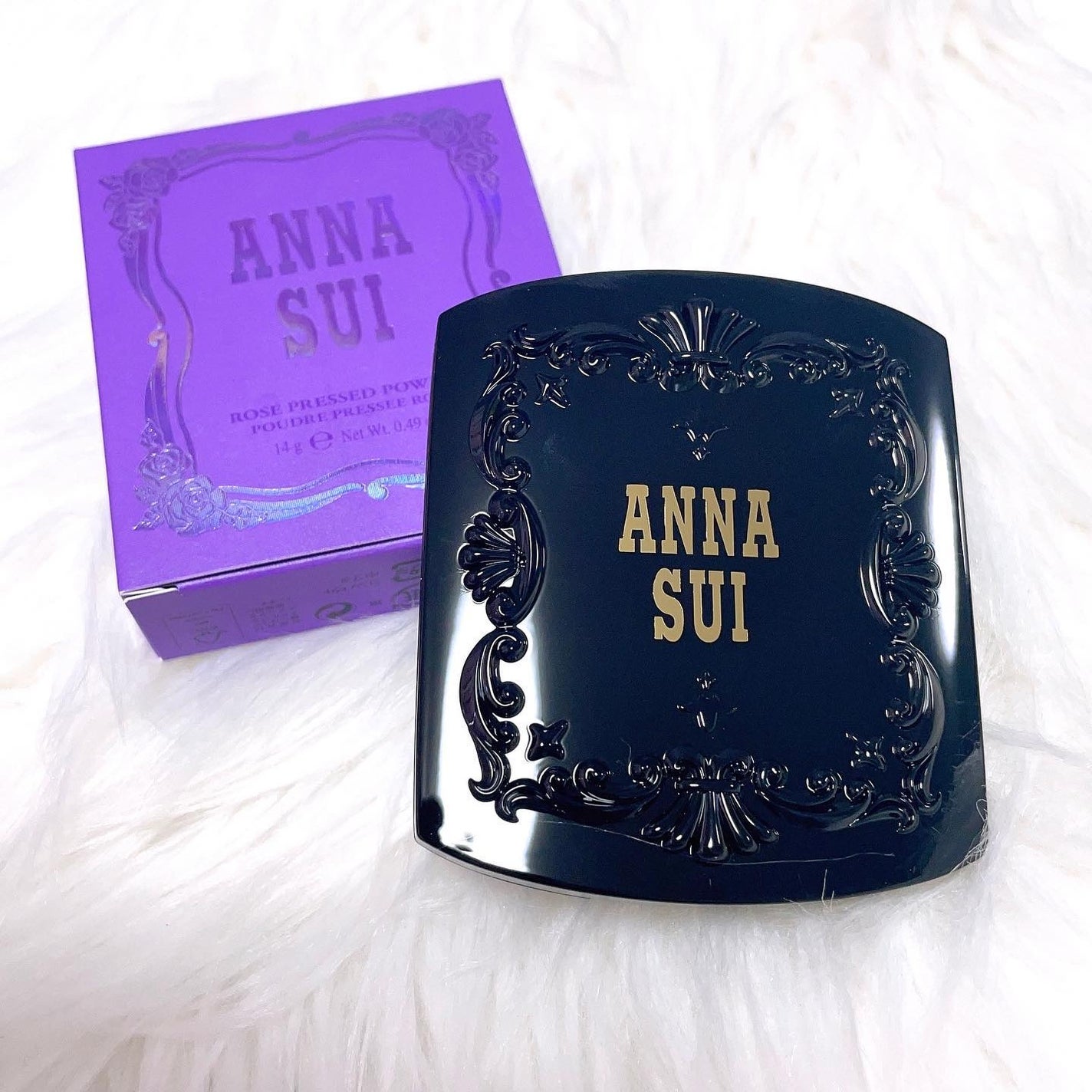 ローズ プレスト パウダー/ANNA SUI/プレストパウダーを使ったクチコミ(6枚目)