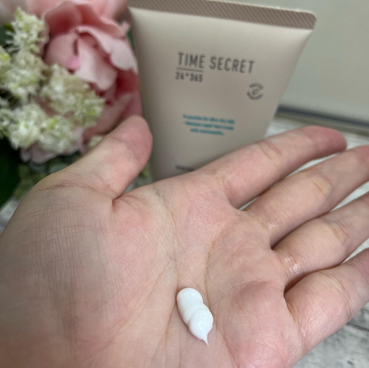 ミネラル モイストバリアクリーム /TIME SECRET/フェイスクリームを使ったクチコミ（3枚目）