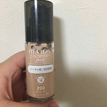 カラーステイ メイクアップ/REVLON/リキッドファンデーションを使ったクチコミ（1枚目）