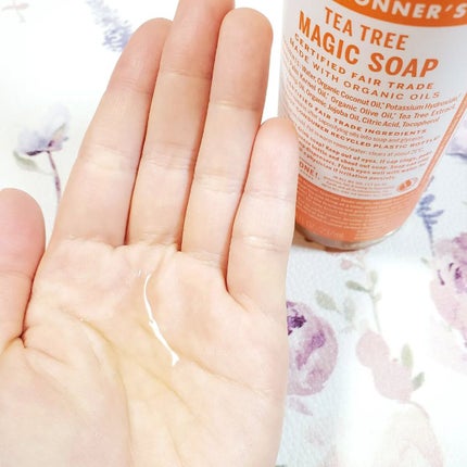 マジックソープ ティートゥリー/ドクターブロナー/ボディソープを使ったクチコミ(3枚目)