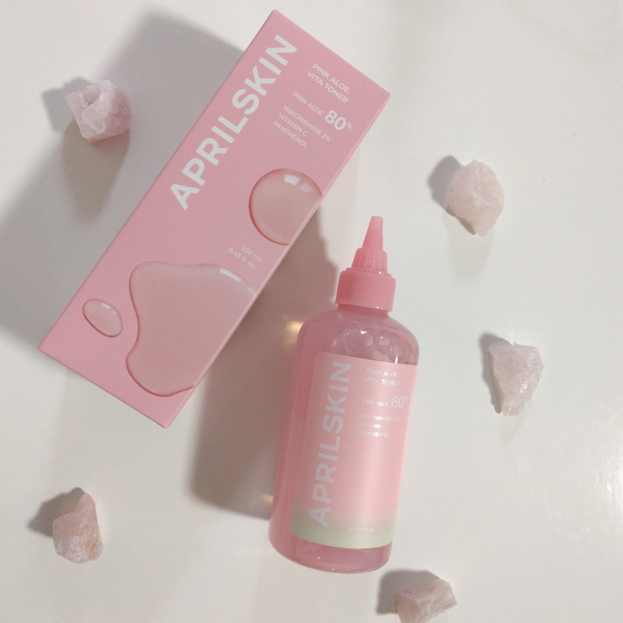 ピンクアロエビタトナー/APRILSKIN/化粧水を使ったクチコミ（3枚目）