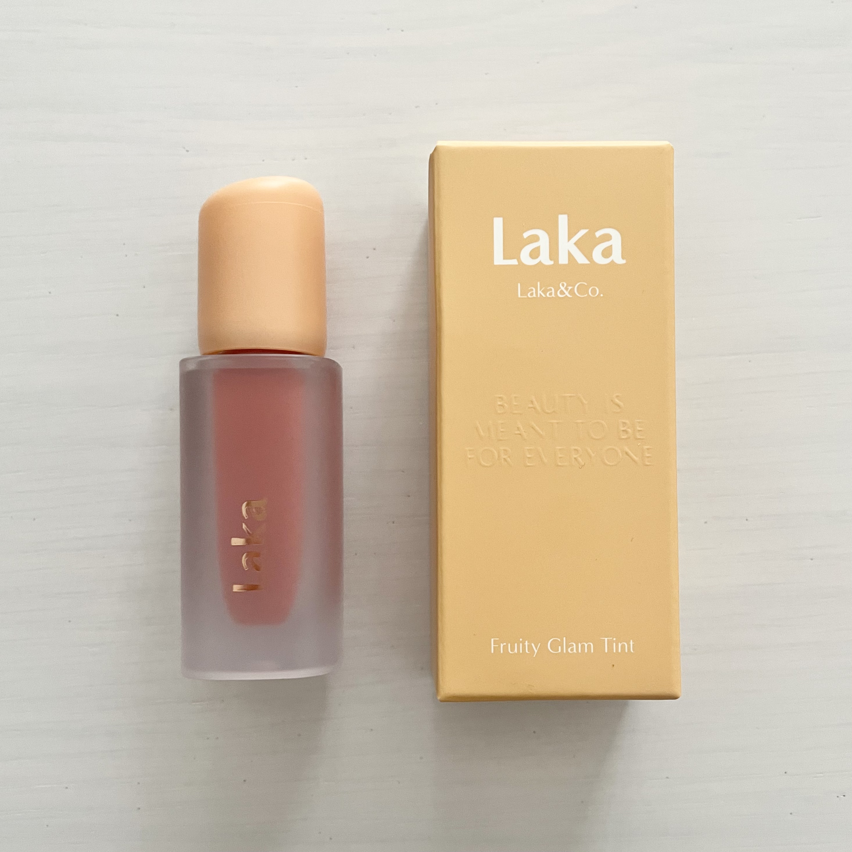 フルーティーグラムティント/Laka/リップティントを使ったクチコミ（2枚目）