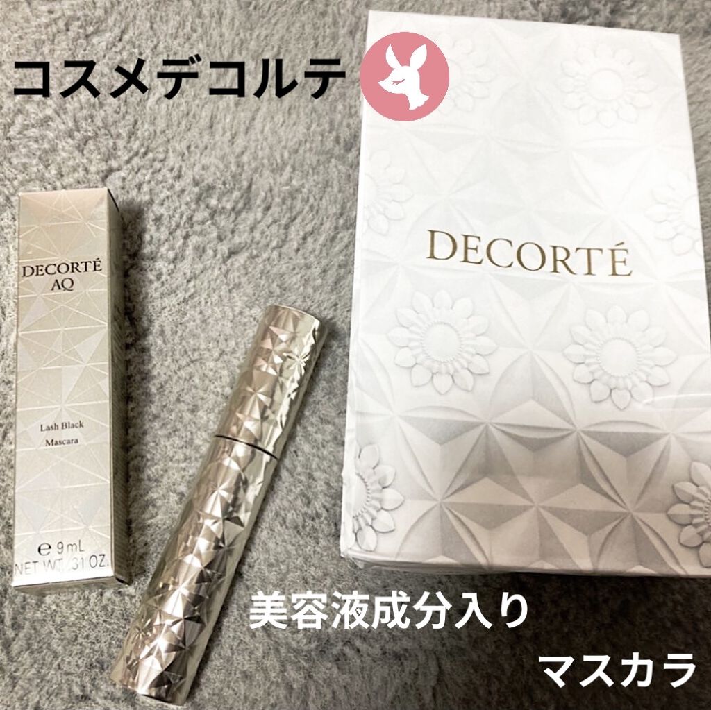 AQ ラッシュブラック Deep Black/DECORTÉ/マスカラを使ったクチコミ（1枚目）