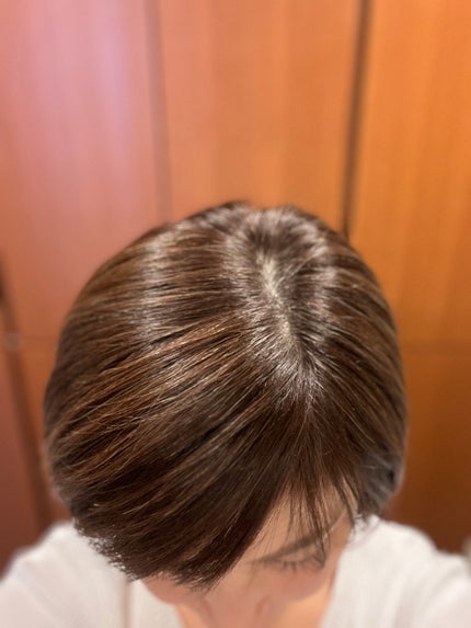 ルルドマリア on LIPS 「髪の毛の分け目の白髪が気になる人へ朗報です白髪染めしたばかりは..」(5枚目)