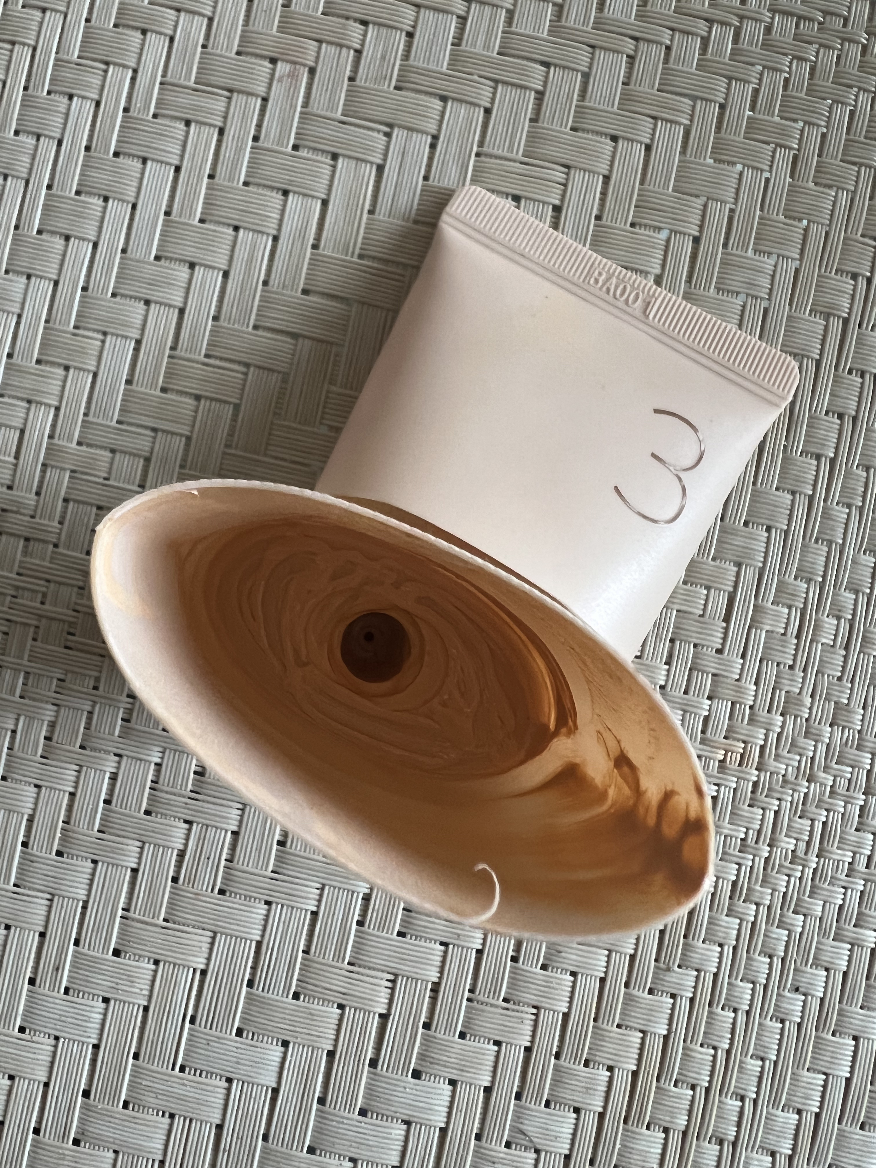 3番 ノーファンデ陶器肌トーンアップクリーム/numbuzin/化粧下地を使ったクチコミ（3枚目）