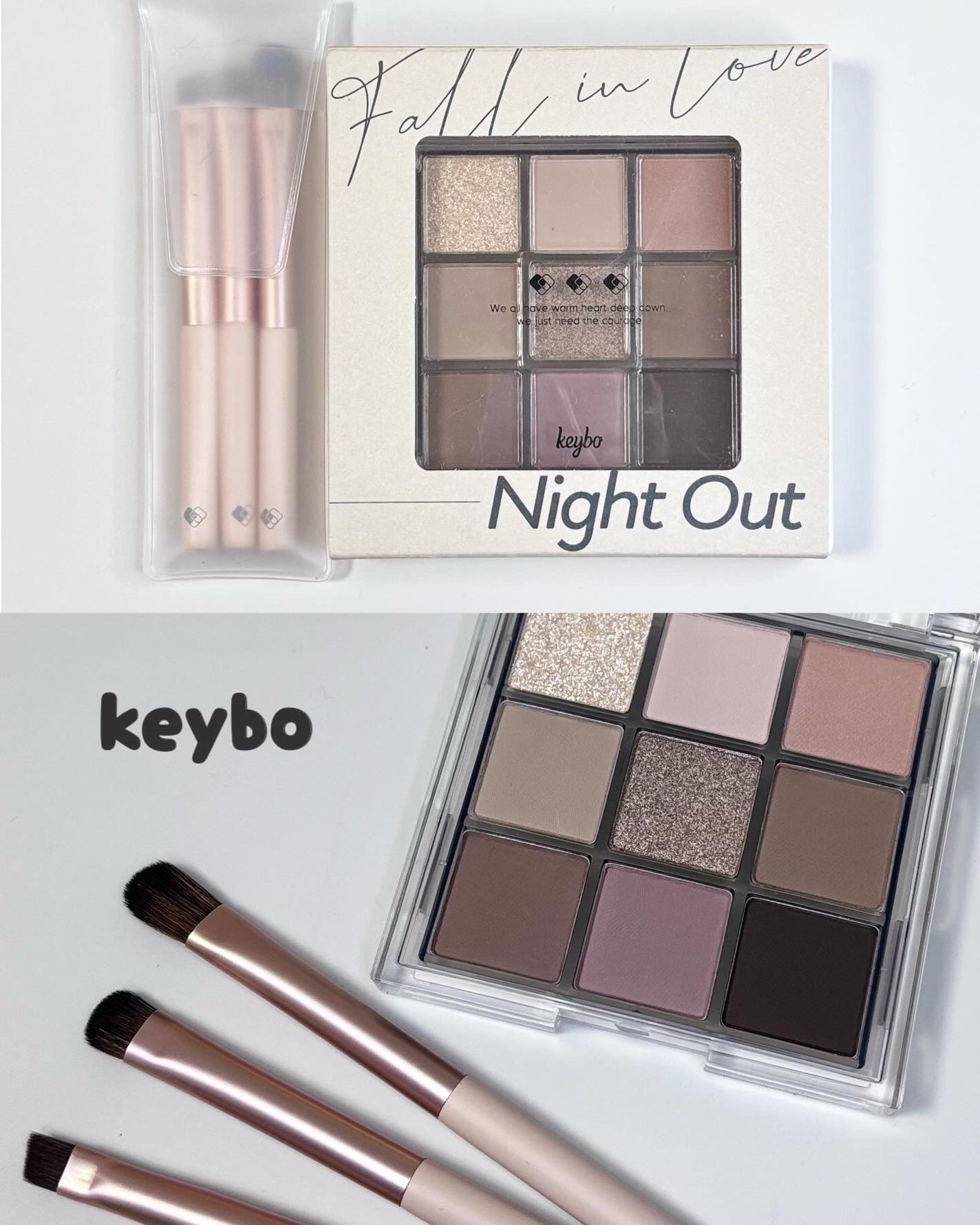 KEYBO FALL IN LOVE SHADOW PALETTE/keybo/アイシャドウパレットを使ったクチコミ(2枚目)