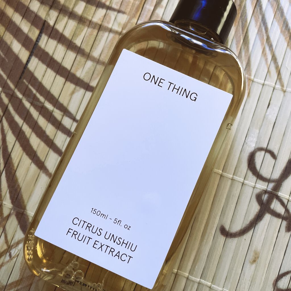 青みかん化粧水/ONE THING/化粧水を使ったクチコミ（3枚目）