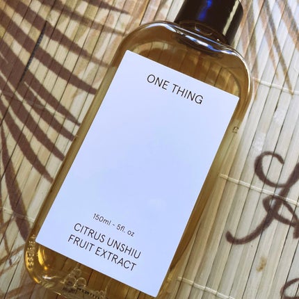 青みかん化粧水/ONE THING/化粧水を使ったクチコミ(3枚目)