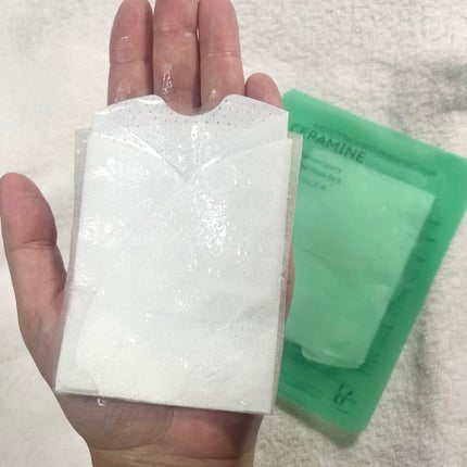 アクアヒノキ水光パック/CERAMINE/シートマスク・パックを使ったクチコミ(7枚目)