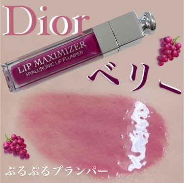 【旧】ディオール アディクト リップ マキシマイザー 006 ベリー/Dior/リップグロスを使ったクチコミ（1枚目）