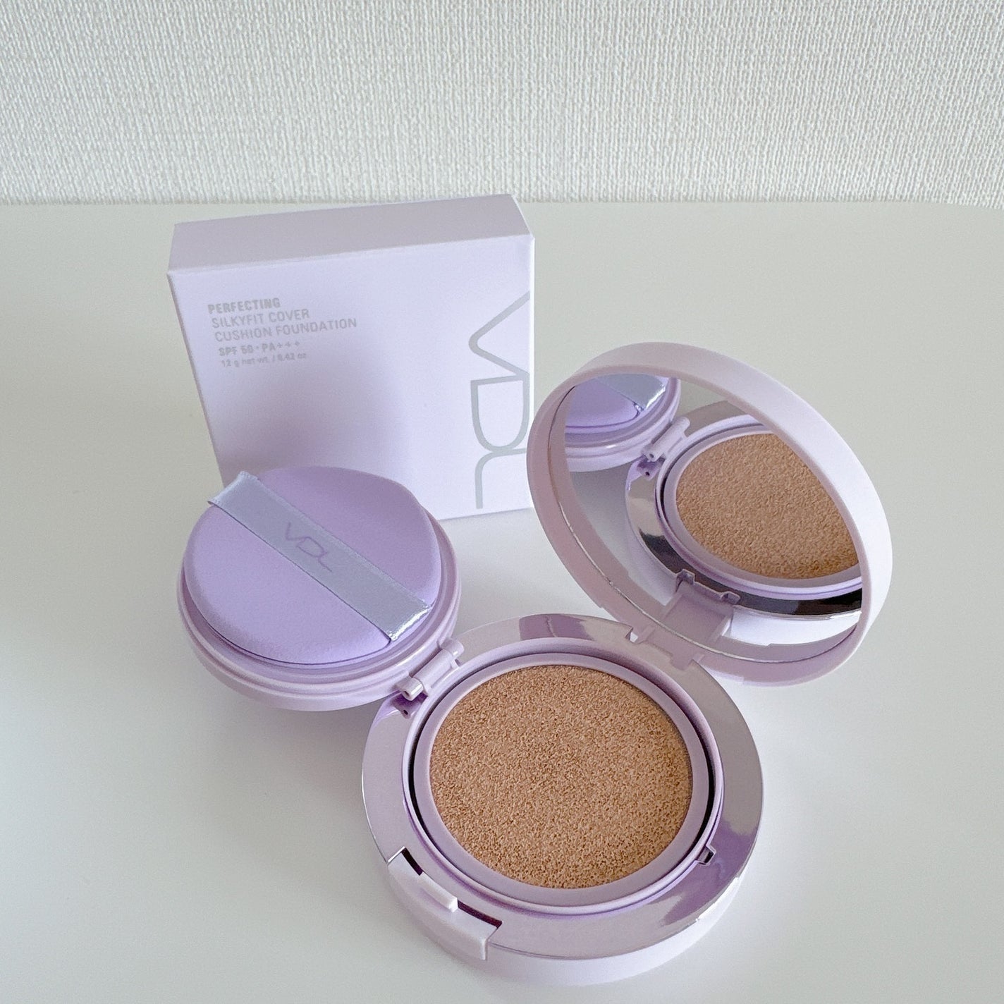 パーフェクティング シルキーフィット カバー クッション ファンデーション/VDL/クッションファンデーションを使ったクチコミ(3枚目)