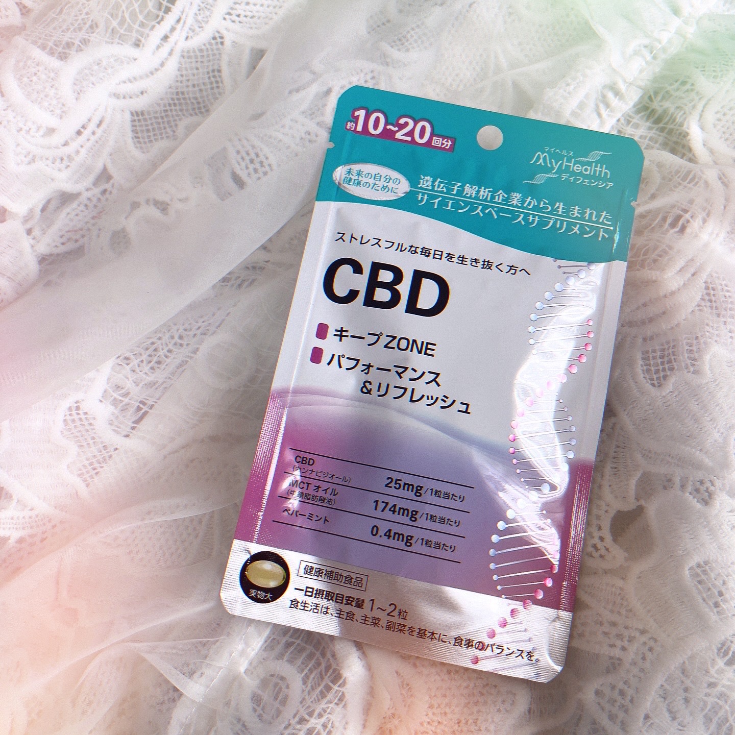 ユーグレナ・マイヘルス ディフェンシア CBD/ユーグレナ・マイヘルス/健康サプリメントを使ったクチコミ（1枚目）