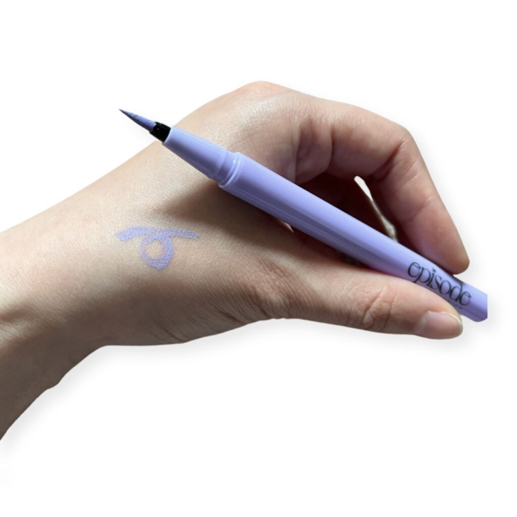 ebカラーリキッドアイライナー/episodeBEAUTICS/リキッドアイライナーを使ったクチコミ（2枚目）