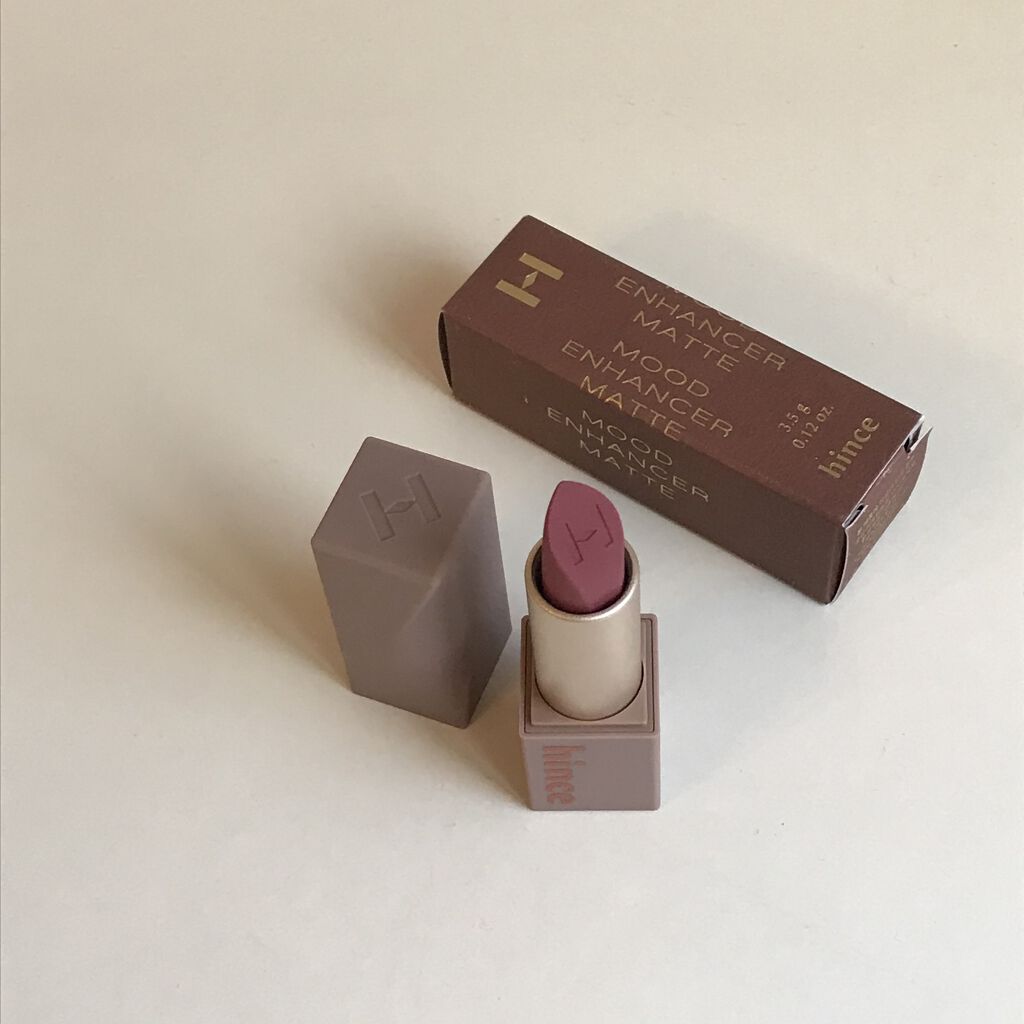 ムードインハンサーマット  M008 トゥルーイマジン/hince/口紅を使ったクチコミ（1枚目）