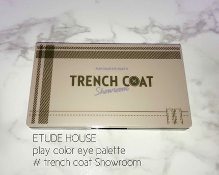 プレイカラーアイパレット トレンチコートショールーム/ETUDE/アイシャドウパレットを使ったクチコミ(1枚目)