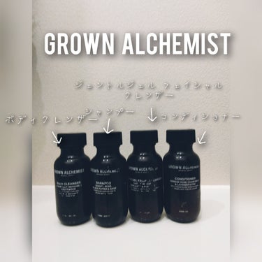 シャンプー(ダマスクローズ、ブラックペッパー＆セージ)／コンディショナー(ダマスクローズ＆カモミール&ラベンダー)/GROWN ALCHEMIST/シャンプー・コンディショナーを使ったクチコミ（1枚目）