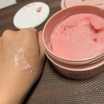 Q+Me スウィート ボム タラソ スクラブ/AGARISM/バスト・ヒップケアを使ったクチコミ(3枚目)