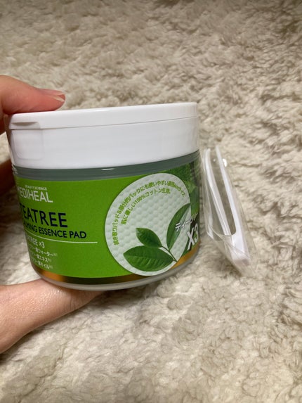 ティーツリーカーミングエッセンスパッド/MEDIHEAL/トナーパッドを使ったクチコミ(2枚目)