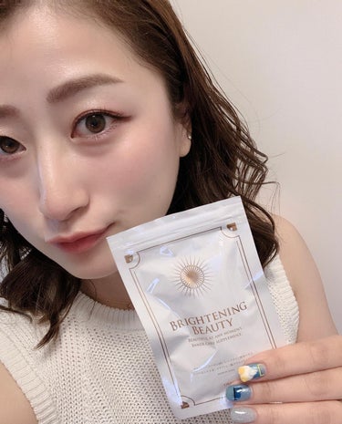 ☀️

@brightening_beauty_official様より
『ブライトニングビューティー』
30粒/2,980円をお試しさせて頂きました💓

飲む日焼け止め☜気になってたやつ🥺🫧

個包装さ