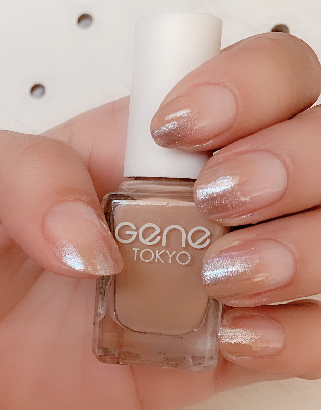 gene TOKYO ネイル キャメル/DAISO/マニキュアを使ったクチコミ（3枚目）